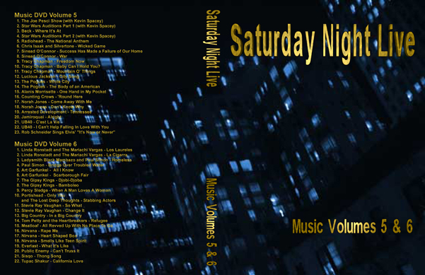 Music DVD Case Volume 5 & 6